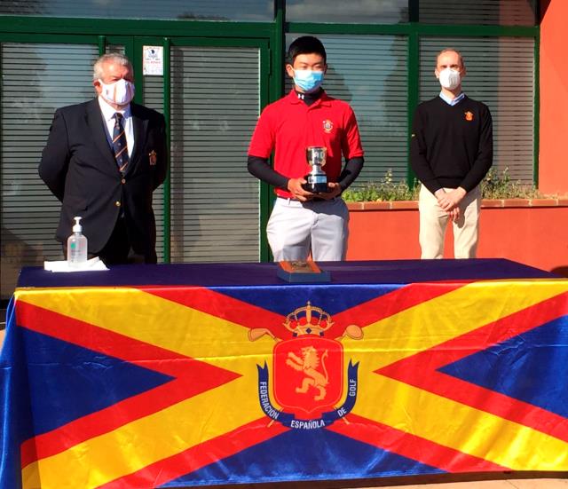 Jorge Siyuan Hao, ganador del Puntuable Nacional Cadete Masculino Salamanca 2021